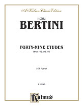 49 Etudes Op. 101/Op 166 piano sheet music cover